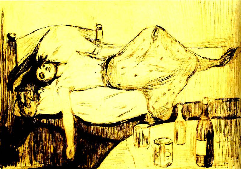 dagen efter, Edvard Munch